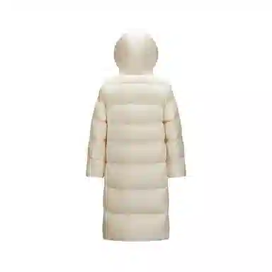 森马 超级植物系列 纯色防水加厚保暖连帽中长款羽绒服 女款