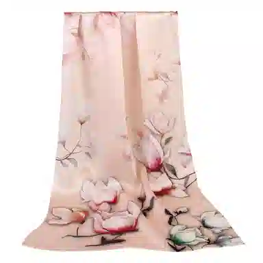 上海故事 丝韵百合 桑蚕丝 丝巾 女款 礼盒装