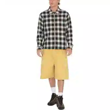 Stussy SS23 EDDIE PLAID ZIP SHIRT