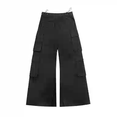 ARNODEFRANCE Cargo Pants Washed Black