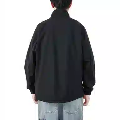 【dme】 美式复古立领纯色宽松百搭防风夹克外套 男女同款