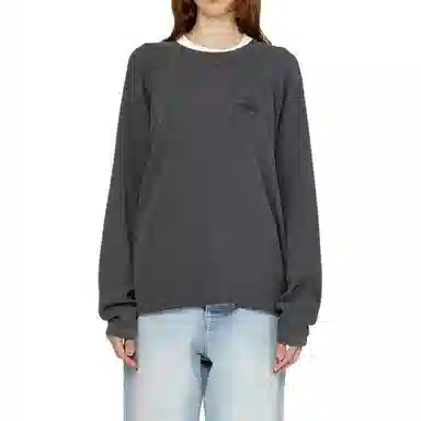 Stussy FW24 RAGLAN THERMAL LS CREW logoT