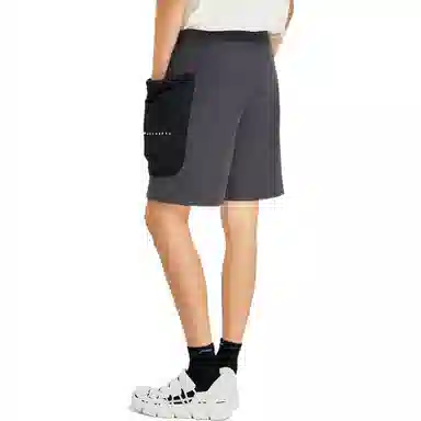 中国李宁 星罗棋布 大口袋宽松休闲运动短裤 男款 地表灰