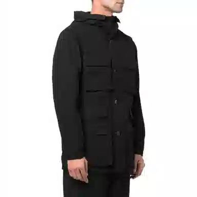 Stone Island SS22 Black Hooded Jacket