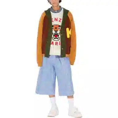 KENZO Embroidered Oversized Genderless Sweatshirt Logo