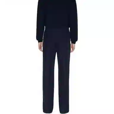 GUCCI Slim Fit Zip Casual Pants Navy Blue