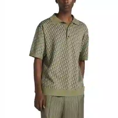 DIOR Oblique SS23 Polo Green