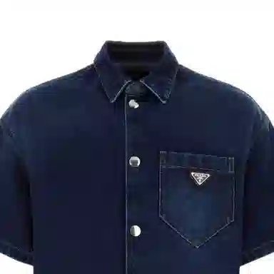 Prada SS23 Navy Blue Shirt