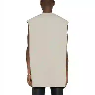 Rick Owens RO SS24 Sleeveless Tee Light Brown