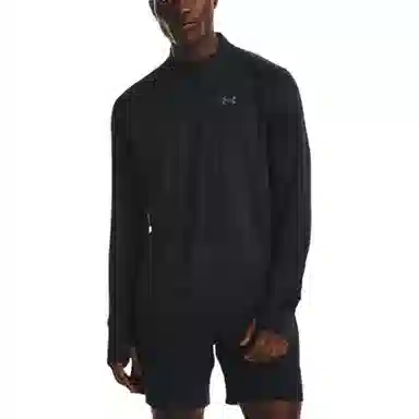 Under Armour Iso-Chill Half-Zip Long Sleeve Tee Black
