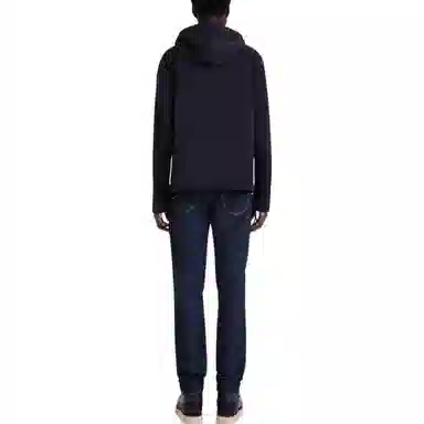 KENZO Logo Zip Hoodie Black