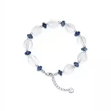 亲喜 温柔透明串珠复古精致森系清冷感白月光小众 优雅精致中国风中式 水晶 手串 女款