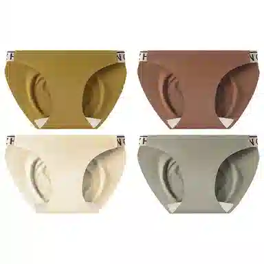 二三二三 无痕纯欲高开叉瑜伽健身不夹臀内裤 女款 组合装