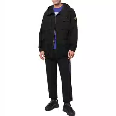 Stone Island SS22 Black Hooded Jacket