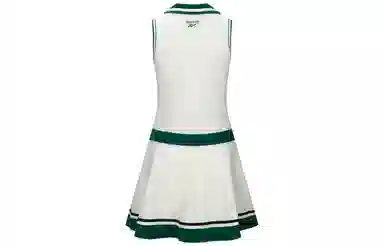 Reebok Striped Sleeveless Dress Off-White