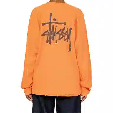 Stussy FW24 RAGLAN THERMAL LS CREW logoT