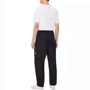 Calvin Klein Straight Cargo Pants Black
