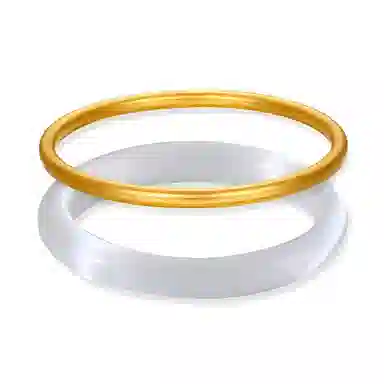 赛菲尔 香槟白月光荔枝冻冰年轻款 新中式国潮经典传承高级感设计 正圈平安镯 新中式国潮古风浅香槟 玉髓 手镯 女款