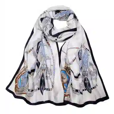 上海故事 丝韵百合 桑蚕丝 丝巾 女款 礼盒装