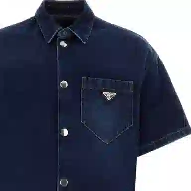 Prada SS23 Navy Blue Shirt