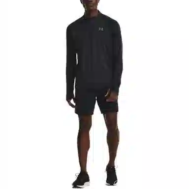Under Armour Iso-Chill Half-Zip Long Sleeve Tee Black