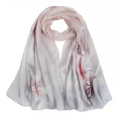 上海故事 丝韵百合 桑蚕丝 丝巾 女款 礼盒装