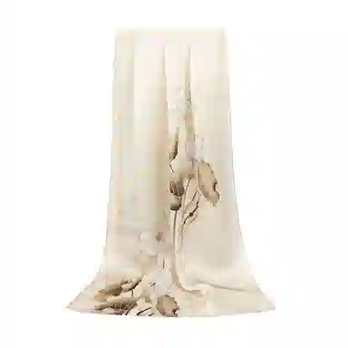 上海故事 国色天香 清冷玉兰 桑蚕丝 丝巾 女款