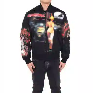 Givenchy Long Sleeve Zip Jacket Black