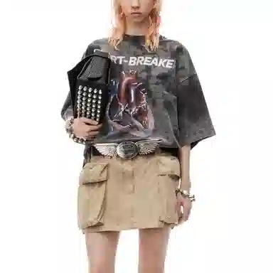 Alexander Wang FW24 Grey T-Shirt