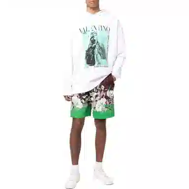 Valentino SS22 Logo Hoodie White