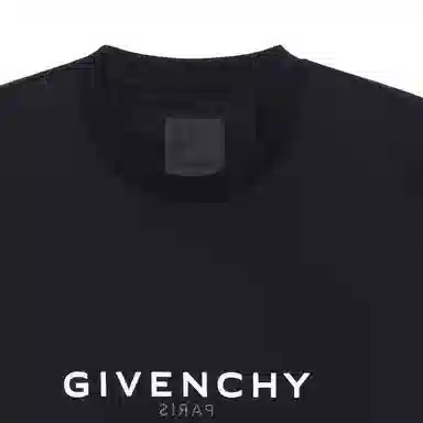 Givenchy SS21 Reverse Logo T-Shirt Black