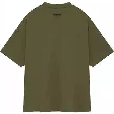 Fear of God Essentials Fall24 BACK TO SCHOOL Jersey Crewneck Tee T MILITARY