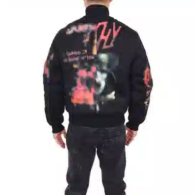 Givenchy Long Sleeve Zip Jacket Black