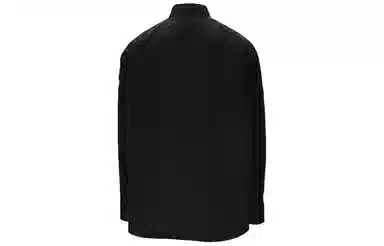 Balenciaga NASA Embroidered Long Sleeve Shirt Black