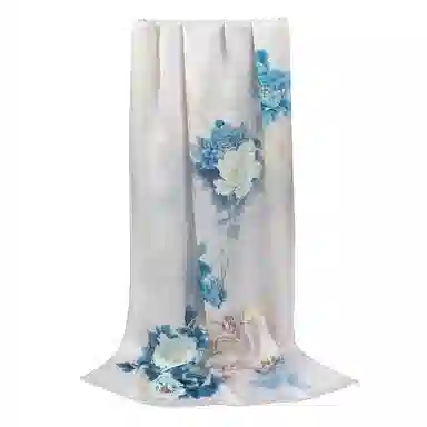 上海故事 丝韵百合 桑蚕丝 丝巾 女款 礼盒装