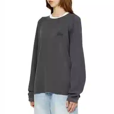 Stussy FW24 RAGLAN THERMAL LS CREW logoT