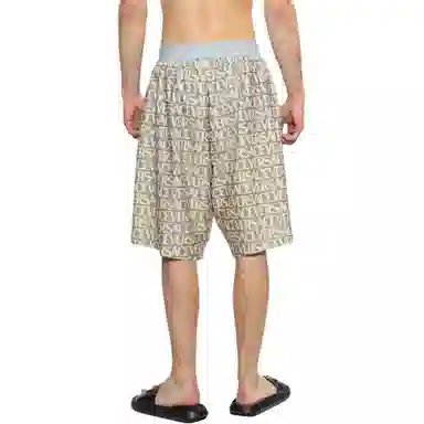 Versace SS23 Colorblock Logo Swim Shorts