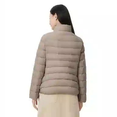 坦博尔 保暖修身羽绒服 女款 焦香米