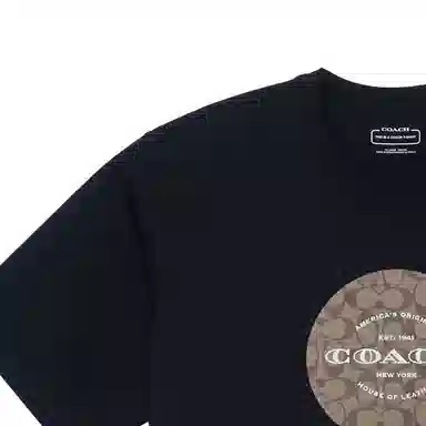 Coach Logo T-Shirt Black