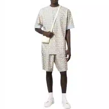 Versace SS23 Colorblock Logo Swim Shorts