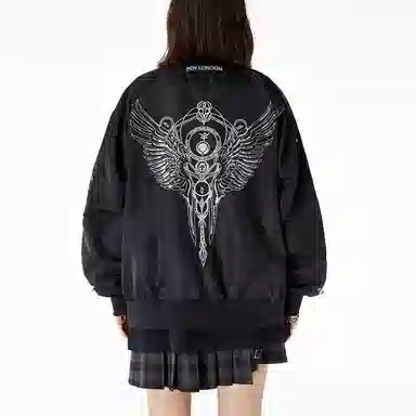 Boy London SS22 Eagle Embroidered Jacket Black