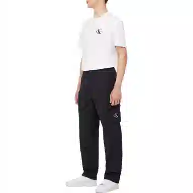 Calvin Klein Straight Cargo Pants Black