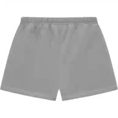 Fear of God Essentials Fleece Soccer Short Oatmeal Grey/Dark Heather