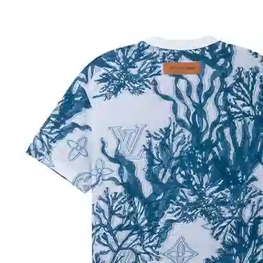 Louis Vuitton FW23 Jacquard T-Shirt Blue