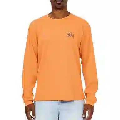 Stussy FW24 RAGLAN THERMAL LS CREW logoT