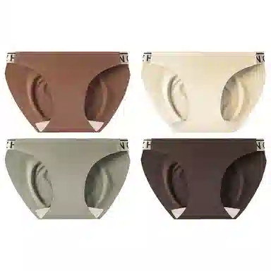 二三二三 无痕纯欲高开叉瑜伽健身不夹臀内裤 女款 组合装