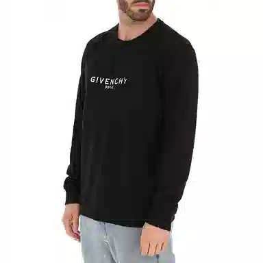 Givenchy Logo Crewneck Sweatshirt Black