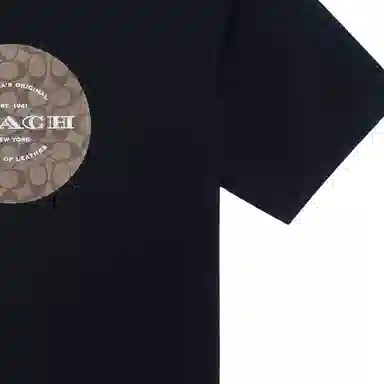 Coach Logo T-Shirt Black