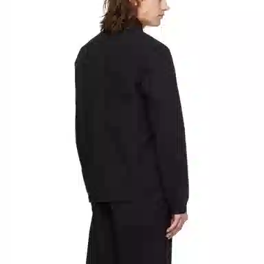 Stone Island Black Zip Long Sleeve Shirt