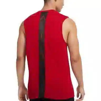 Jordan Air Logo Basketball Tank Red